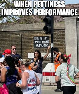 Pettiness improves memes