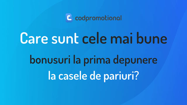 bonus sport prima depunere 